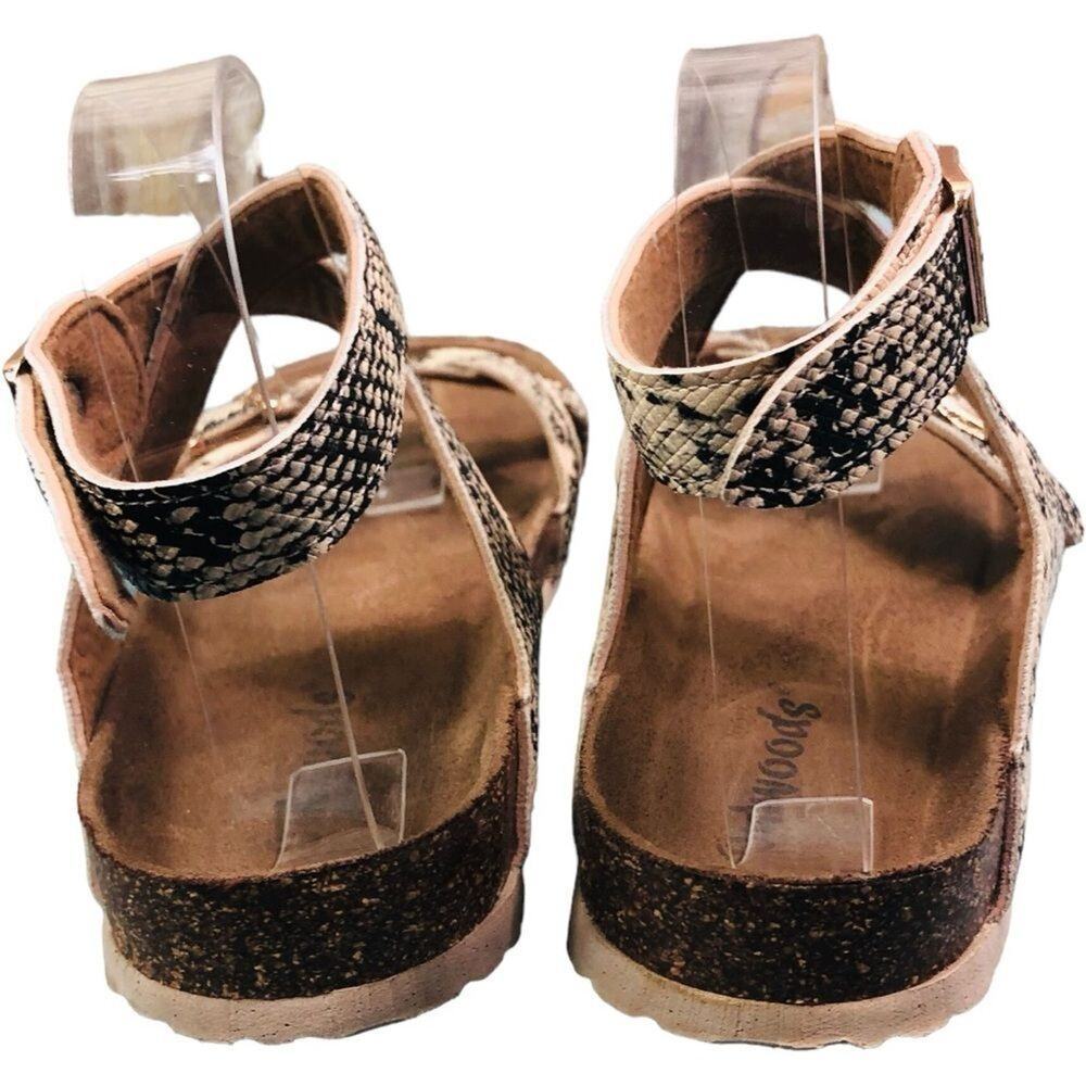 Outwoods Snakeskin Ankle Sandals - Picture 7 of 13
